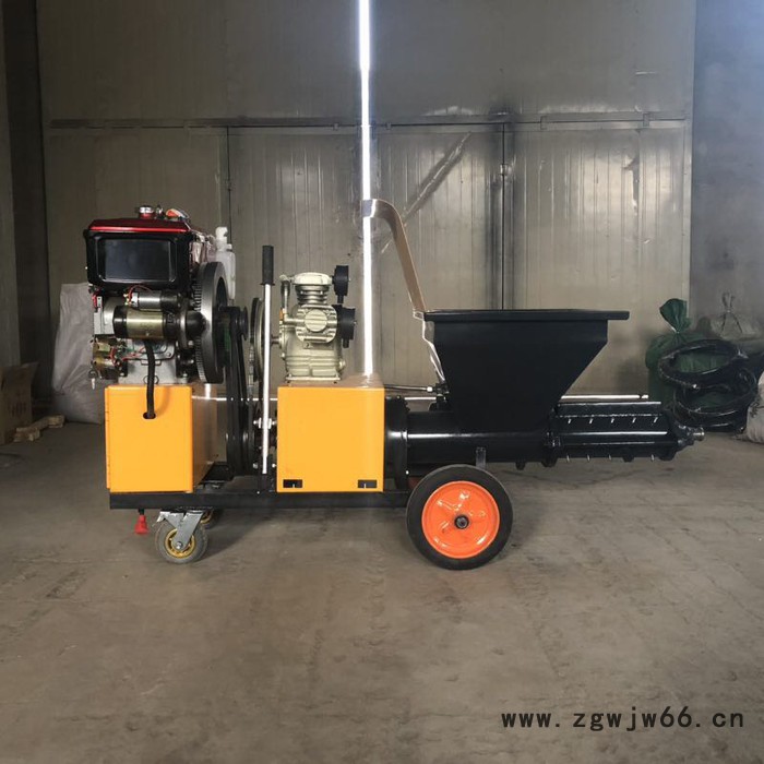 螺杆式砂浆喷涂机 墙面保温材料腻子涂料喷涂机全自动抹灰机图2