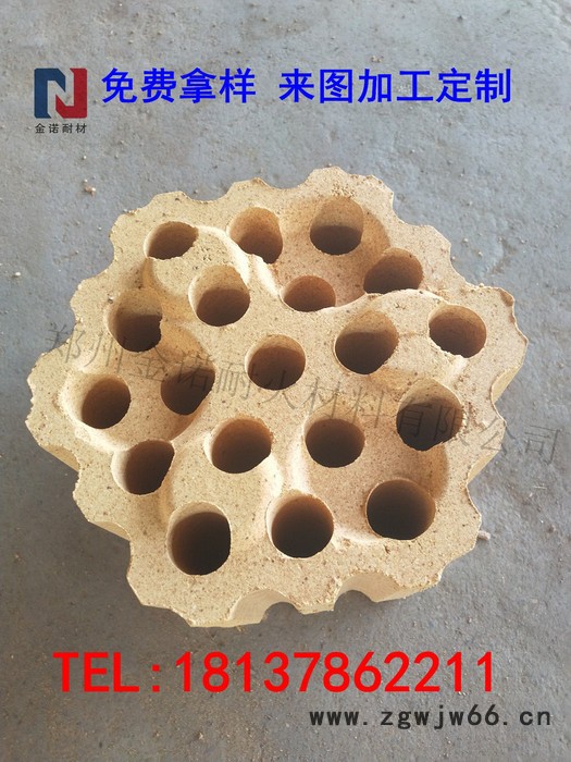 金诺耐材19孔格子砖 专注耐火材料生产三十年产品涉及钢铁 水泥 玻璃 化工等行业 一手货源 量大从优图2