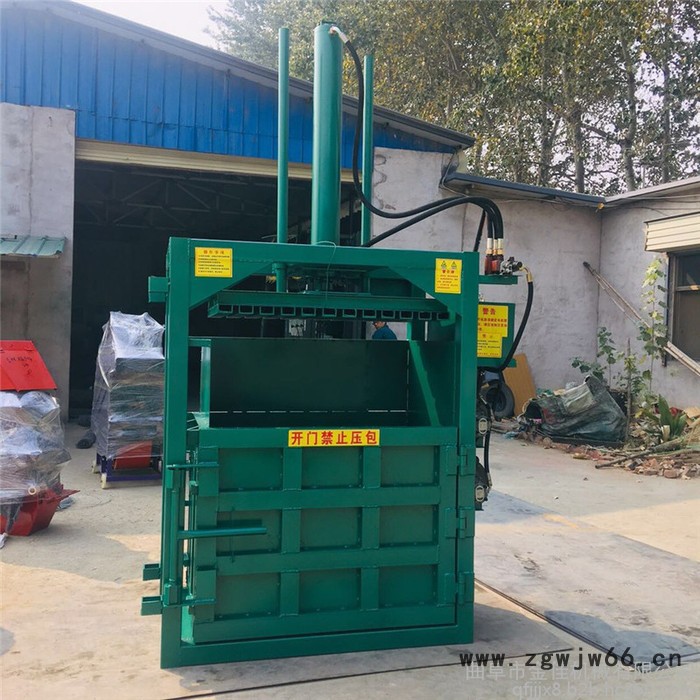废旧保温材料打包机 金佳单缸编织袋压包机 立式废料边角料打包机图5