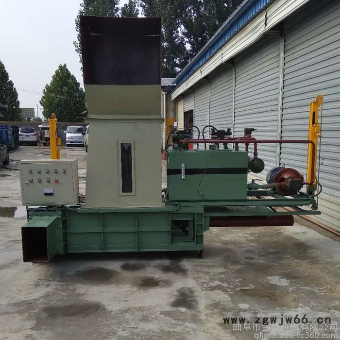 废旧保温材料打包机 金佳单缸编织袋压包机 立式废料边角料打包机图3