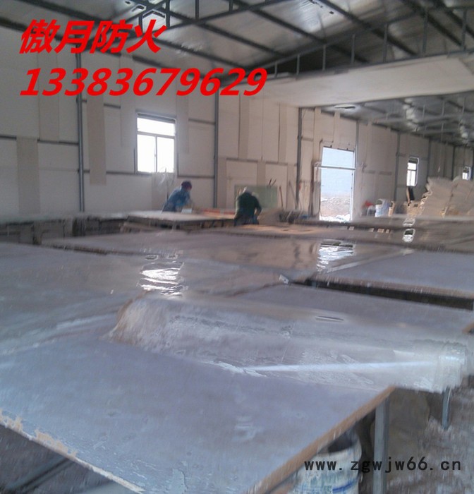 傲月供应8mm厚 无机防火隔板消防耐火材料电缆桥架封堵板图3
