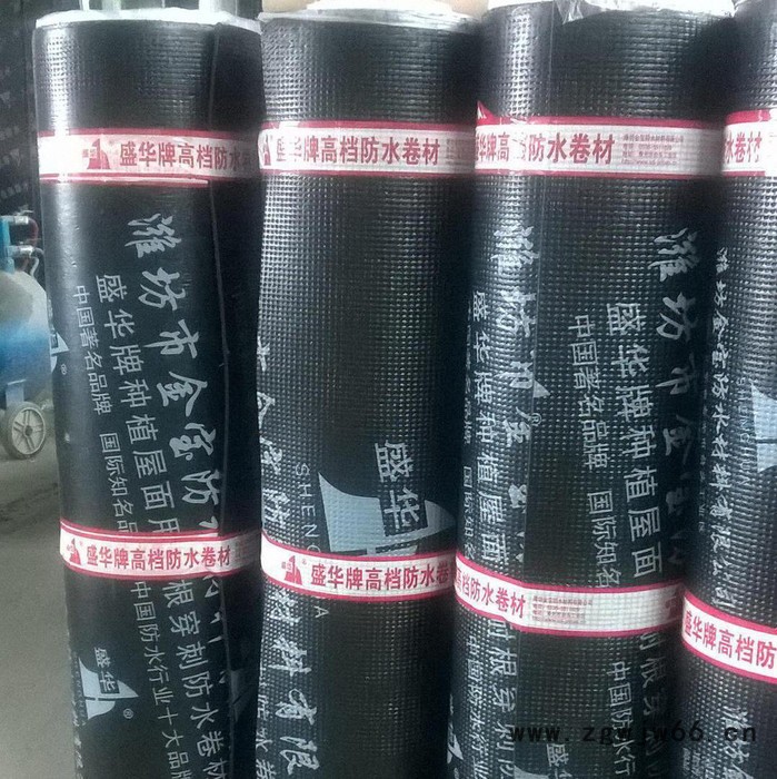 大量盛华牌3.0mm聚酯胎企标   自粘防水卷材   防水材料 防水、防潮材料图5