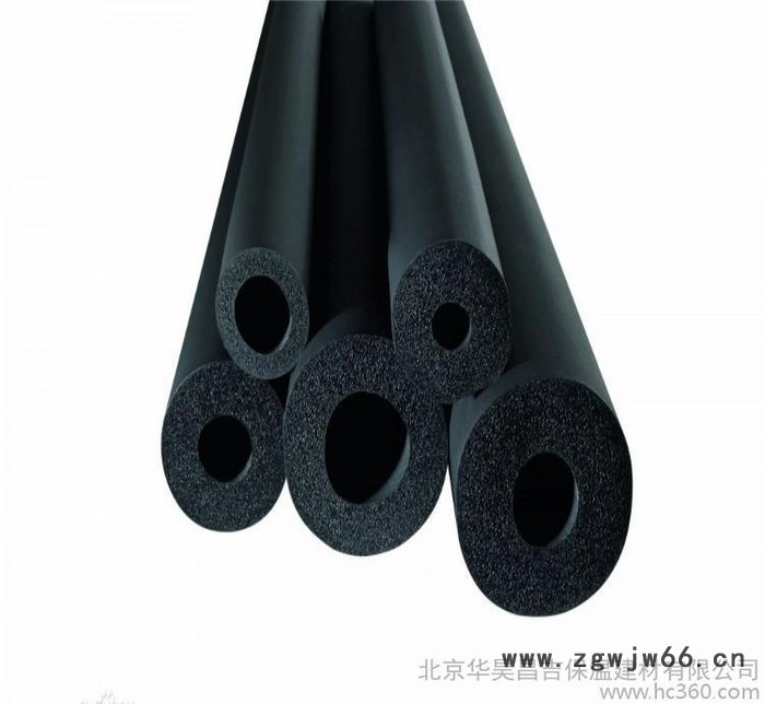 B1级华美橡塑保温管 水管保温材料 橡塑保温材料图2