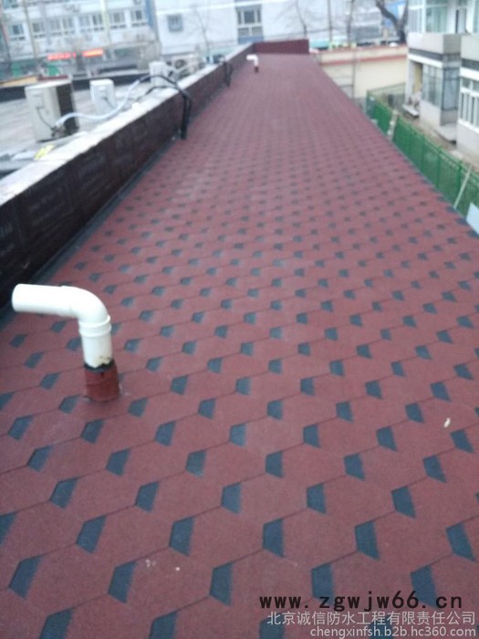 北京洪雨牌防水防潮材料/HWL-100多彩沥青油毡瓦 防水、防潮材料 防水材料图5