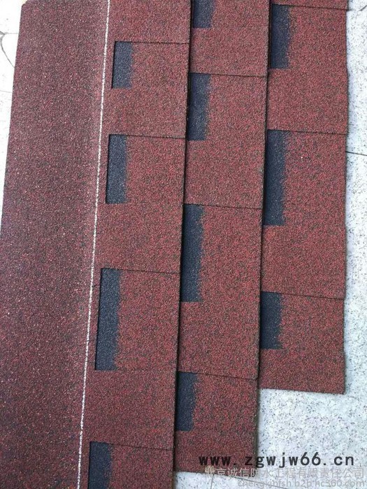 北京洪雨牌防水防潮材料/HWL-100多彩沥青油毡瓦 防水、防潮材料 防水材料