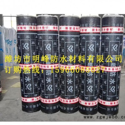 产地货源 自粘sbs防水卷材 SBS改性沥青防水卷材 屋顶防水材料