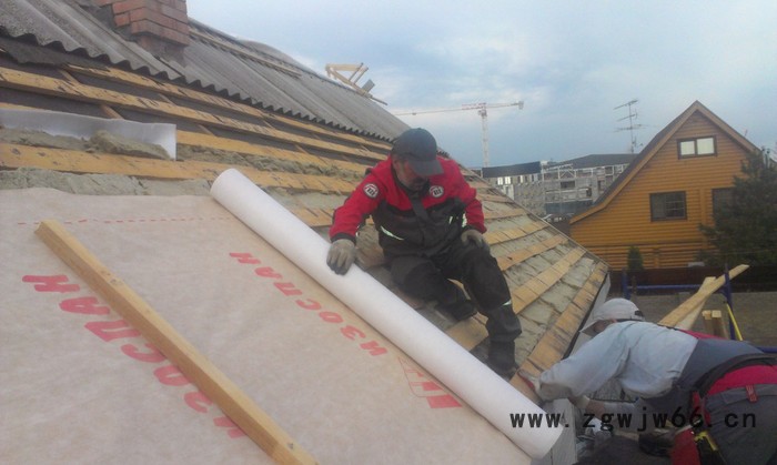 金威防水、防潮材料 欧盟认证 钢结构金属屋面用防水透气材料 保温层的伴侣图2