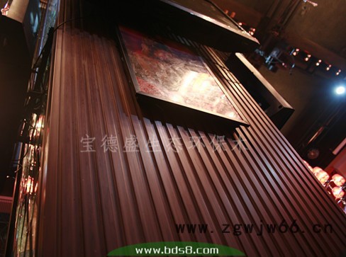 生态木厂家宝德盛直销防水、防潮材料生态木墙板长城板图2