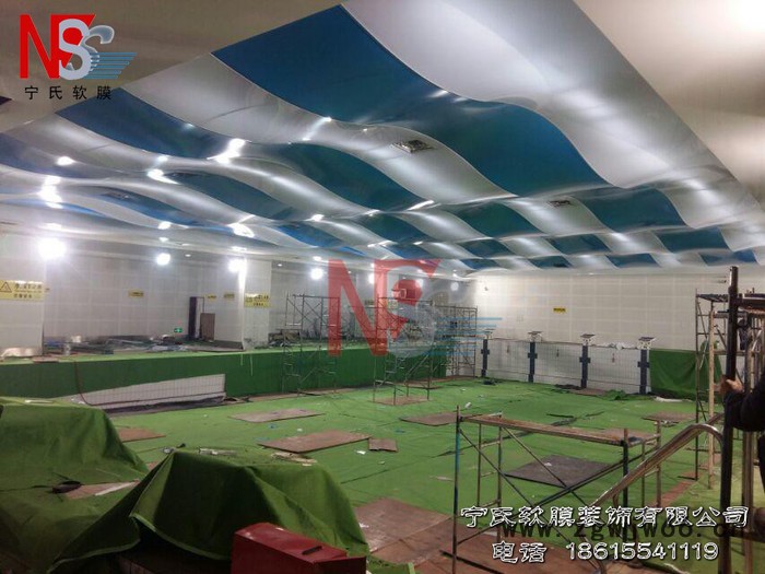 【游泳馆防水吊顶】软膜天花防水防潮材料批发
