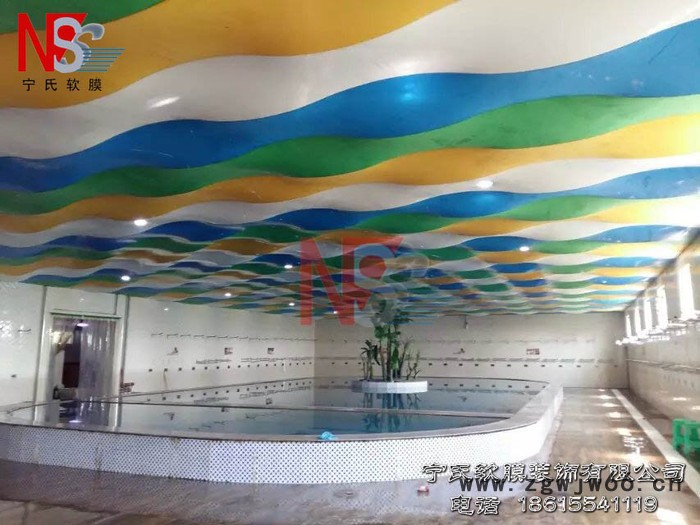 浴室吊顶防潮材料 浴池防潮防腐材料 软膜天花效果优图6