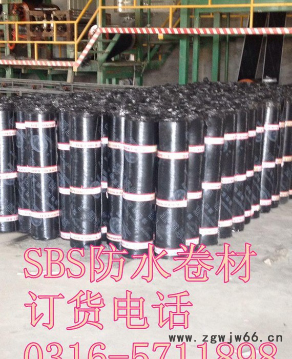 我公司SBS改性沥青防水卷材 聚酯胎3mm防水材料图2