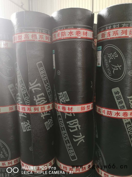 山东防水材料SBS改性沥青防水卷材晟友-20国标I型 SBS防水卷材图2