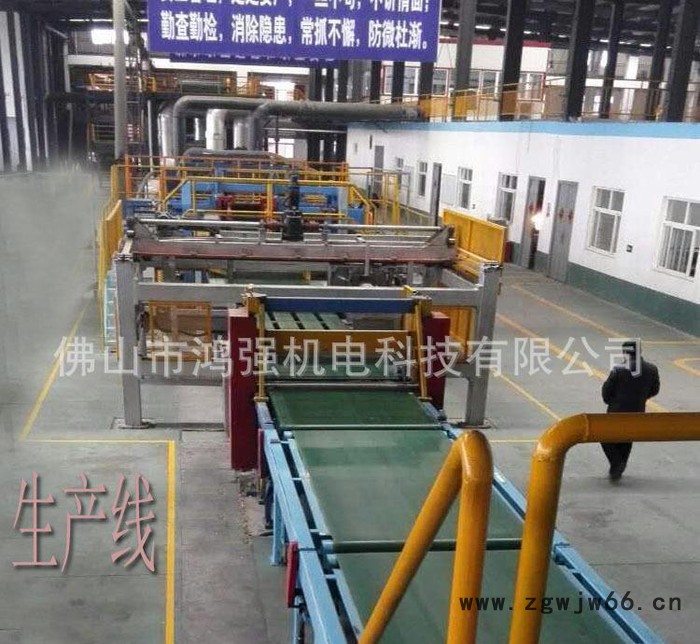 广东鸿强保温材料全套生产设备自动化HQ岩棉设备图2