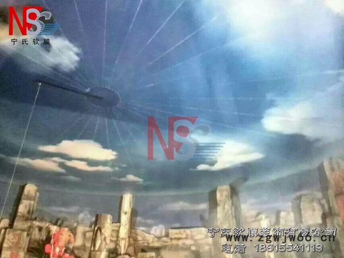 游泳馆软膜天花防水材料批发安装施工案例图8