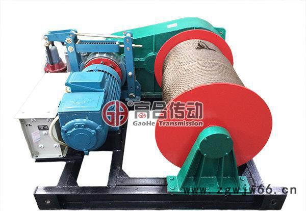 【5T卷扬机】5吨卷扬机采用YZR起重电机_5T卷扬机价格|图2