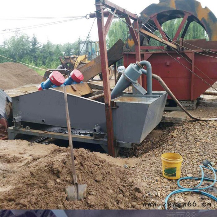 定制泥浆沙水分离机 配置旋流器高频振动电机 尾砂细沙回收机型号图5