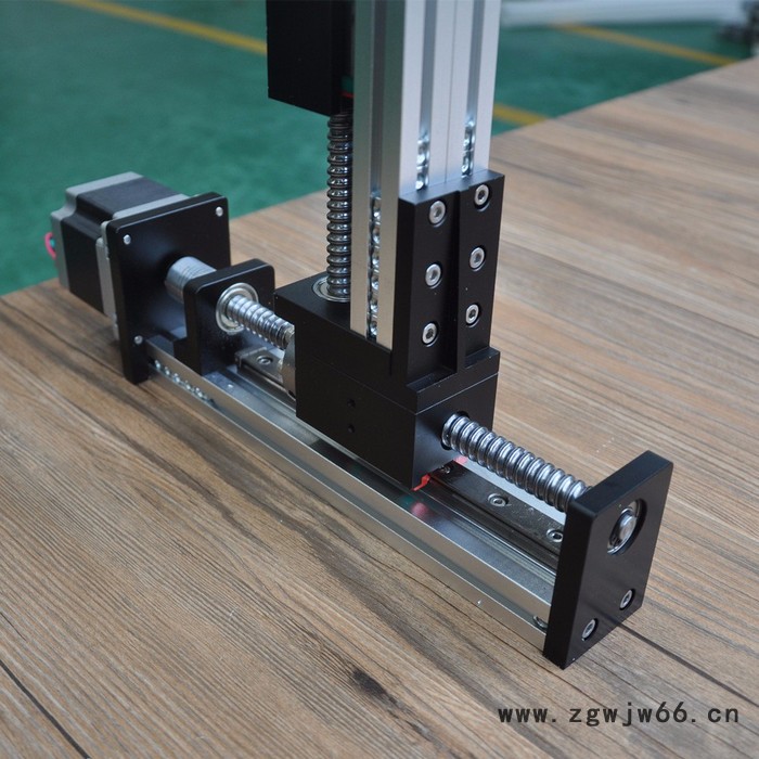 精密直线导轨电动十字滑台XY模组KR60滚珠丝杠XY工作台含步进电机-FUYU图3
