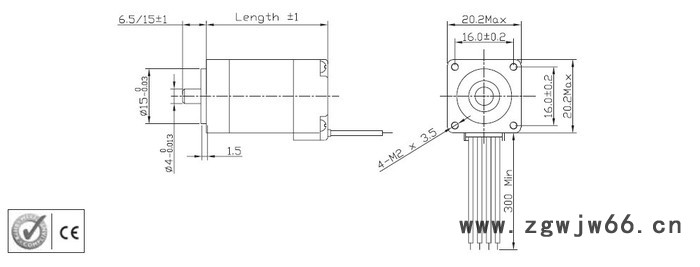 20mmm大力矩步进电机