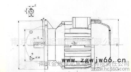 南京起重电机 YEZ 160L-4 15KW 搅拌机用电机图2