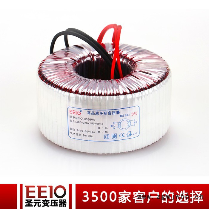 环形变压器厂家 360W 步进电机用220V转60V 电源变压器 全铜线 足功率图3