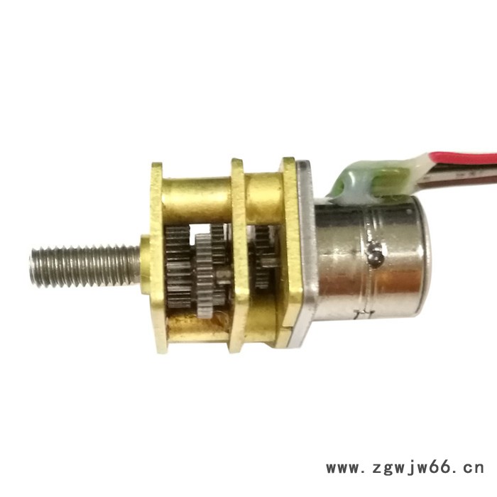 微型步进电机08BY配12mm齿轮箱减速步进电机螺纹丝杆智能设备马达图2