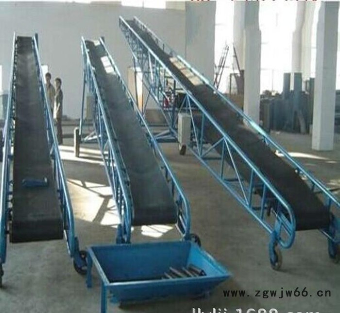 面粉厂防爆电机输送机 装车可伸缩提升移动型输送机图2