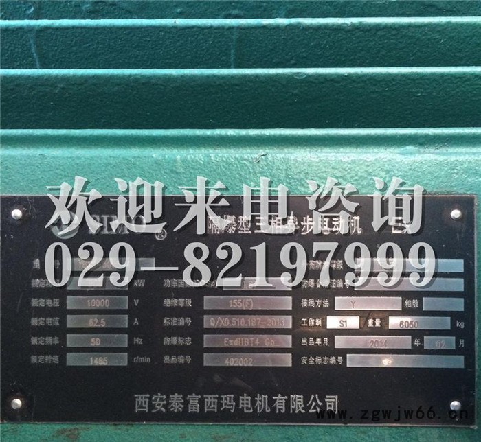 YB2-5004-4 800KW 10KV IP54 ExdⅡBT4 Gb隔爆型防爆电机图3