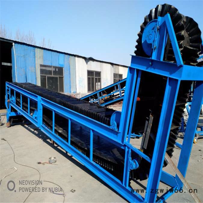 防爆电机手摇升降胶带机 固定式挡边输送机xy1图2