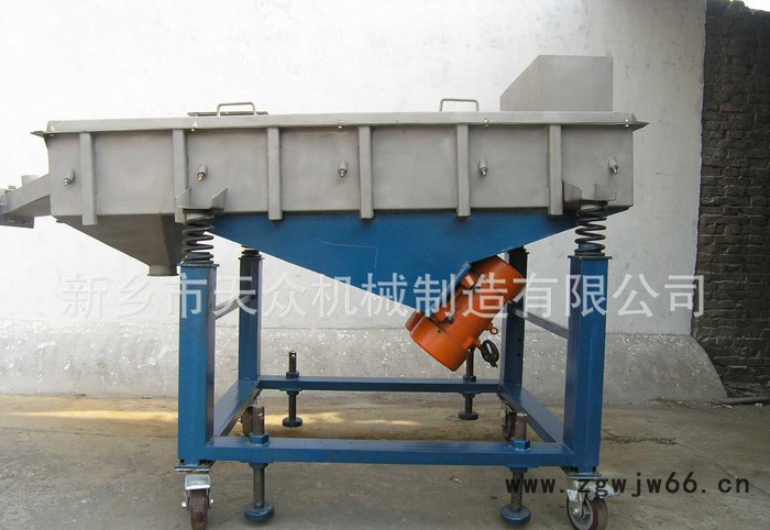 双振动电机直线筛  专业加工定制直线振动筛分机图3