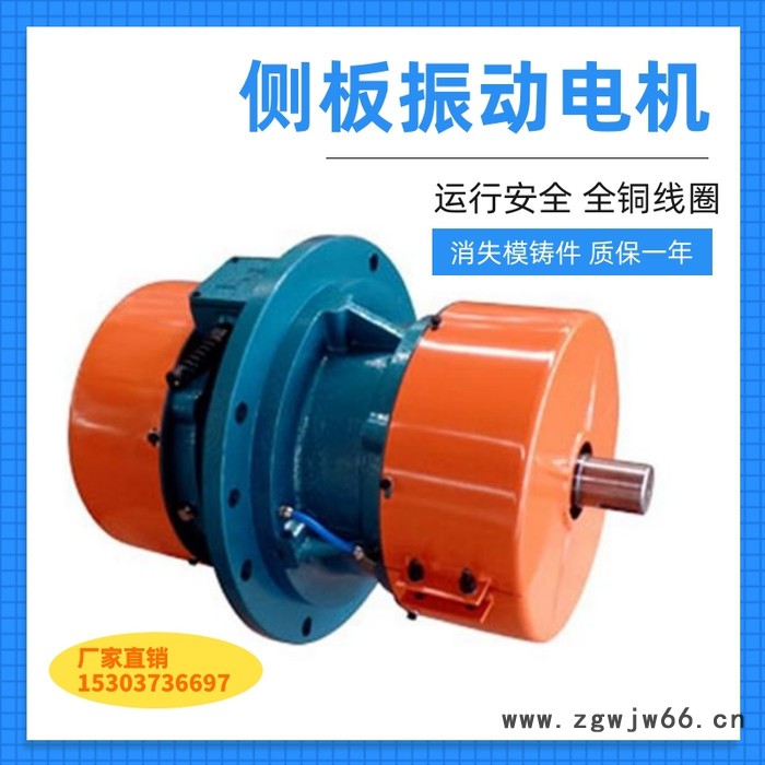 宏达侧板电机 新乡宏达HDCB-50-4 2.2kw矿筛振动源 侧板振动电机三相380V 宏达生产图2