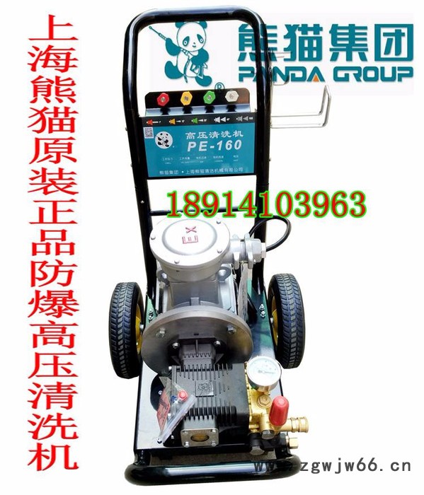 上海熊猫PE-160 PE-210 防爆电机 陶瓷柱塞超高压冷水清洗机工业清洗机图5