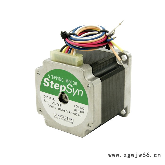 深圳恒工 103H7123-0740 SANYO步进电机 六出线 电流3A 力矩0.78NM图2