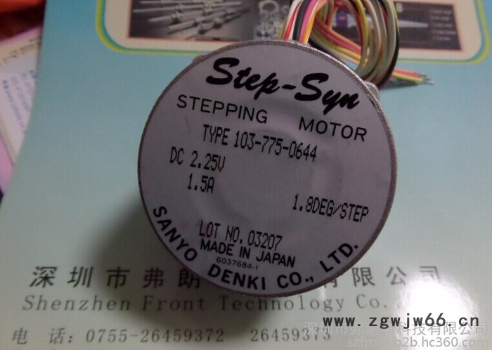 SANMOTION/山洋 步进电机 103-770-6 5。1V  1A图4