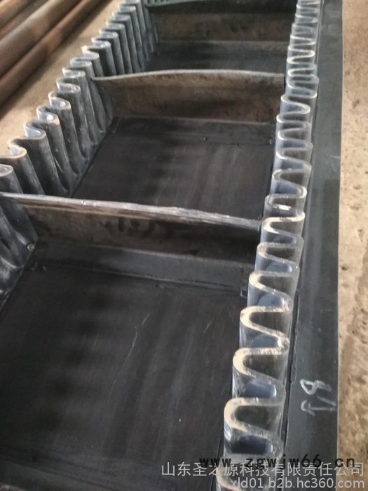 波纹输送带防爆电机 粮食专用输送机图3