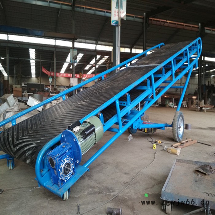 污泥输送机防爆电机 卸货皮带机图2