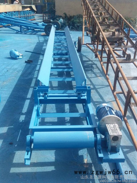碎石传送带防爆电机 **批发粮库收粮图3