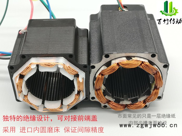 百竹BD57HB76-04A+减速机 步进电机图6