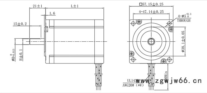 百竹BD57HB76-04A+减速机 步进电机图8