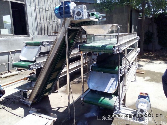 加隔断输送机防爆电机 斜坡式输送机图3