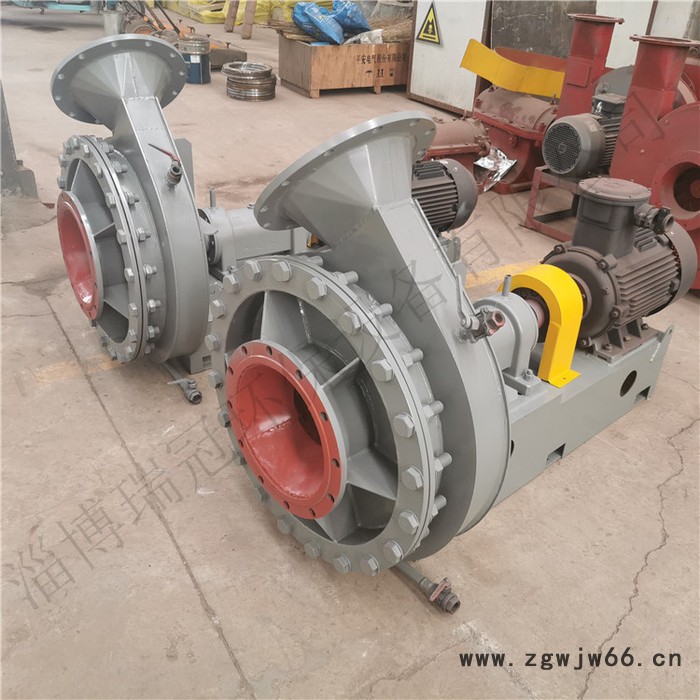 儒风牌 密封风机 增压风机 CT4防爆电机 哈氏合金碳环氮气密封 过流部分衬塑图4