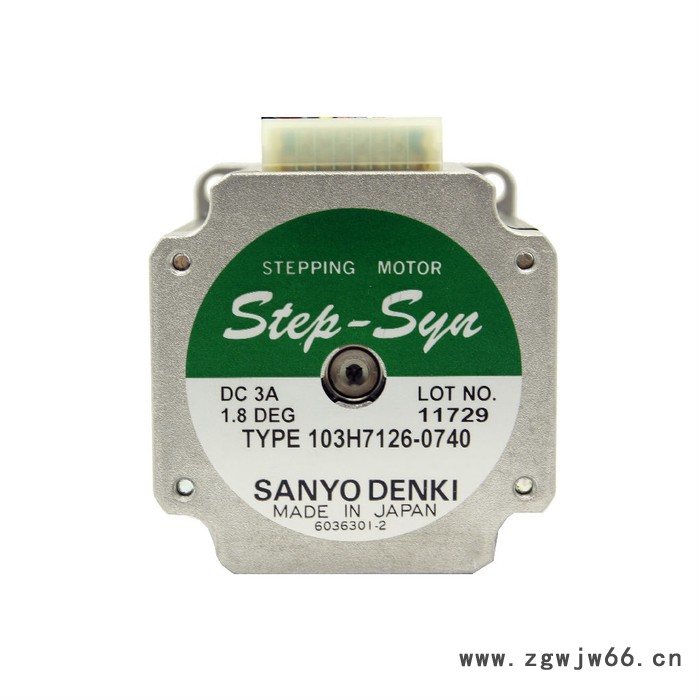 深圳恒工 103H7126-0740 SANYO步进电机 六出线 电流3A 力矩1.27NM 日本产图2