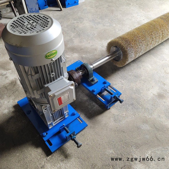 防爆电机滚刷清扫器厂家定制电机井下输送机电动清扫器防爆清扫器图4