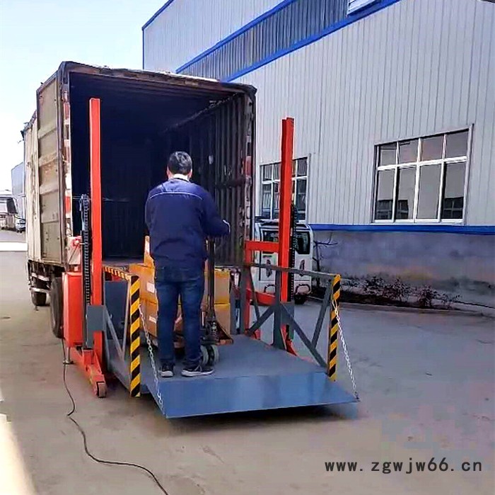 供应钜鹏 卸货平台 防爆电机电器 装卸车平台 装卸升降平台 移动式液压登车桥 仓库装卸货平台价格图2