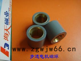 供应粘结钕铁硼磁铁齐全步进电机磁环_8064