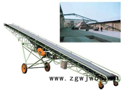 青岛双翼升降输送机防爆电机 包料输送机图3