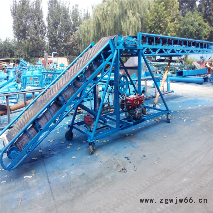 吉林手摇升降胶带机_轻型折叠式皮带机防爆电机图2