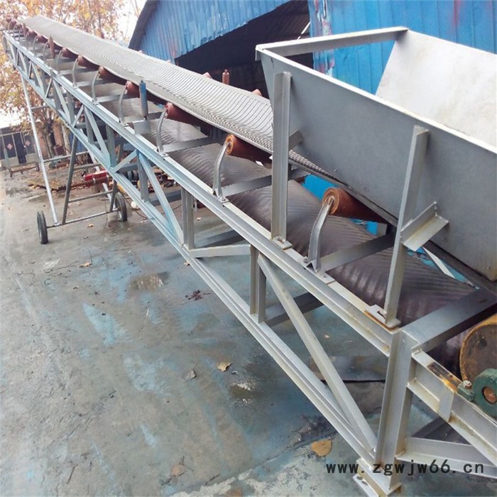 吉林手摇升降胶带机_轻型折叠式皮带机防爆电机图7