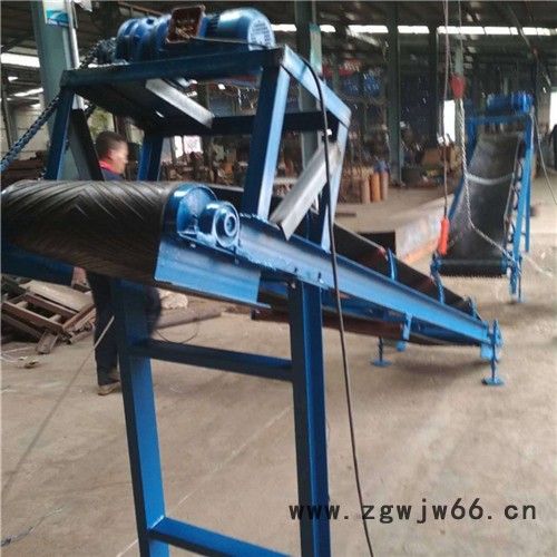 防爆电机砂石皮带运输机 l六九重工粮食带式输送机图7