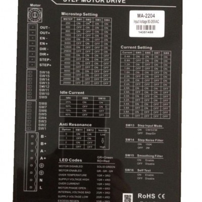 两相步进电机驱动器 控制器 高速大力矩 交流 细分型