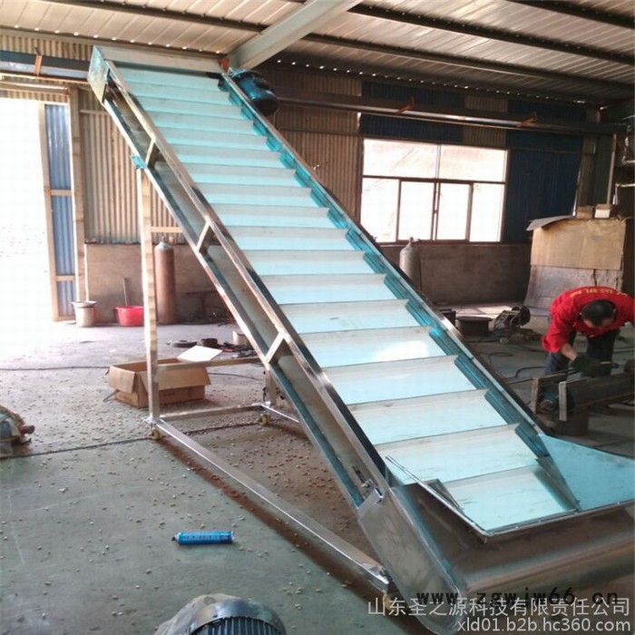 农村收粮铝型材输送机防爆电机 电子原件传送机图3